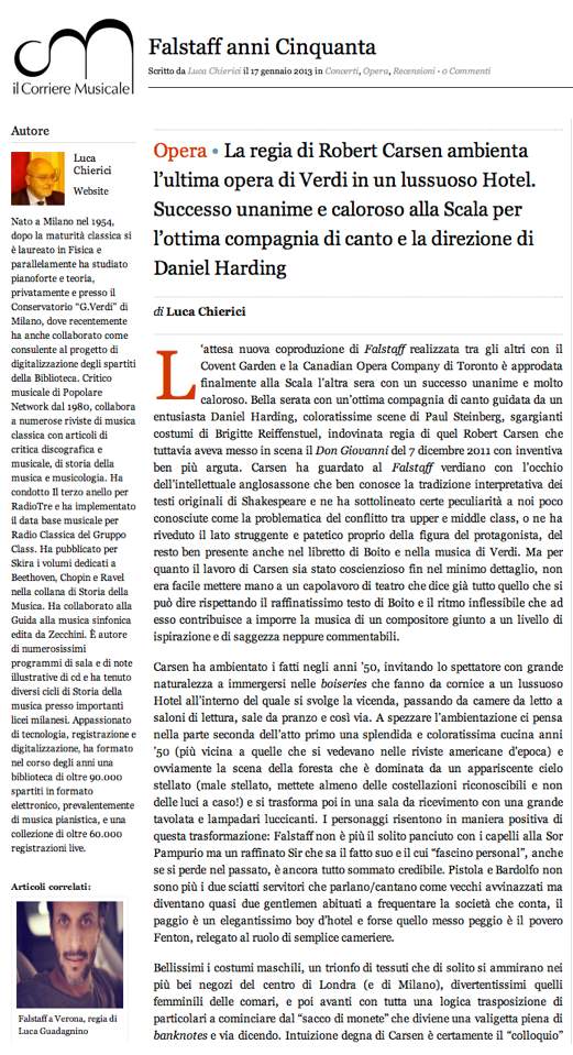 Falstaff en la scala criticas