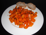 Carottes au safran et au sirop d'érable